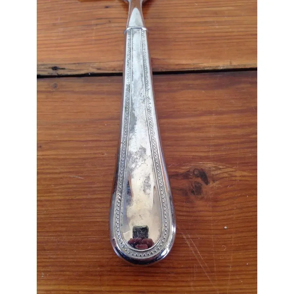 Vintage Antique Silverplate Art Nouveau Style Wedding Cake Pie Server Slicer